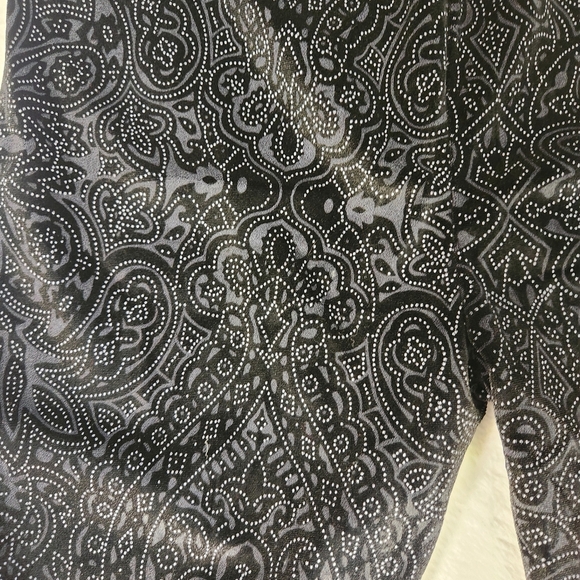 Vintage Velour Print pants leggings size XS - Picture 4 of 9